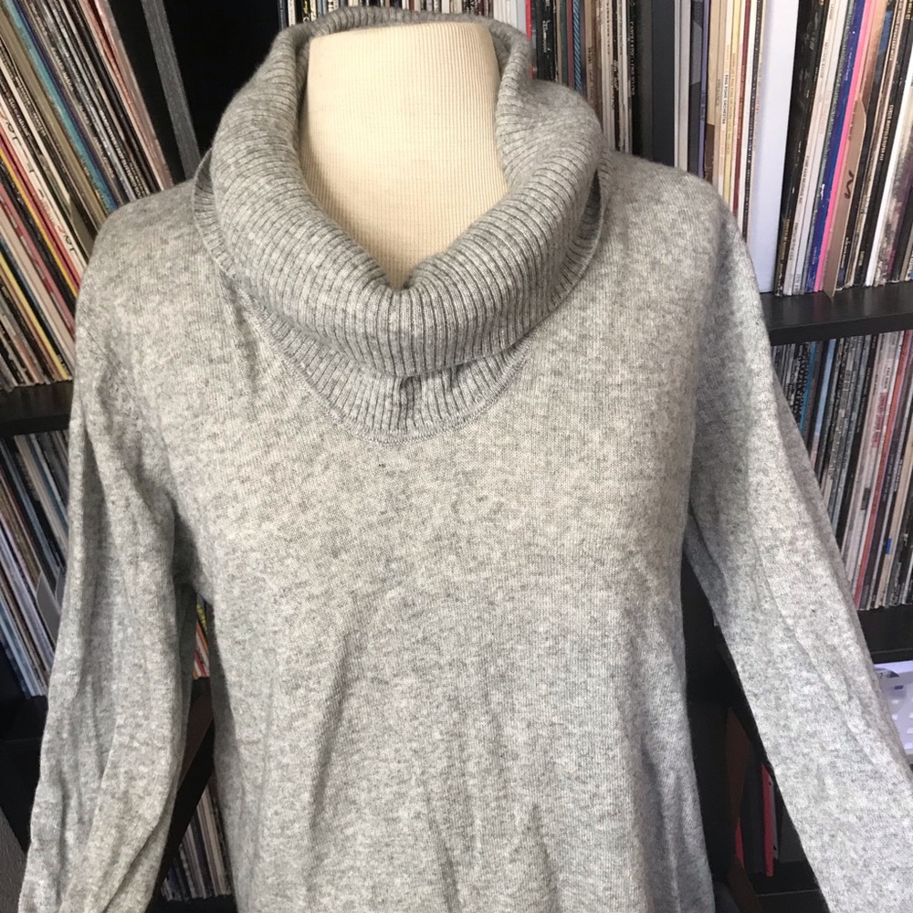 Wool sweater dress.  So cozy and warm!